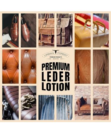 Premium Leather Care Set for Cars Sofas & Equestrian - Clean & Maintain Leather with 3-Piece Kit: Cleaner Balm & Lotion - Buy Online on GoSupps.com