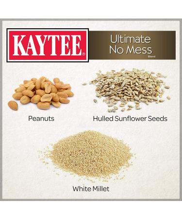 Kaytee Ultimate No Mess Wild Bird Food Seed 9.75 lbs for Cardinals, Finches, Chickadees, Nuthatches, Woodpeckers, and More - Buy Online on GoSupps.com