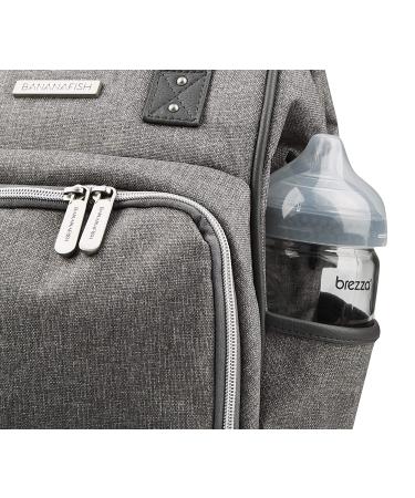 Multi-Function Light Grey Nappy Bag - Stylish Backpack for Baby Care & Travel - Large Capacity - Buy Online on GoSupps.com