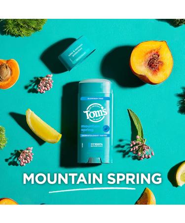 Tom's of Maine Natural Deodorant for Men and Women Aluminum Free - Pack of 2 - 3.25 Oz. - Buy Online on GoSupps.com