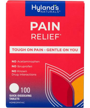 Hyland's Natural Pain Relief for Neck Back Shoulder Muscle and Joint Tablets, 100 Count