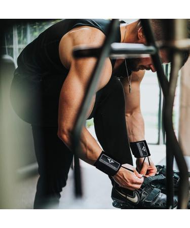 Vikingstrength Premium Wrist Brace Support for Weightlifting, Crossfit, Bodybuilding & Fitness | Pain Relief & Recovery Wraps for Athletes | Men & Women + V-Strength Workout App - Buy Online on GoSupps.com