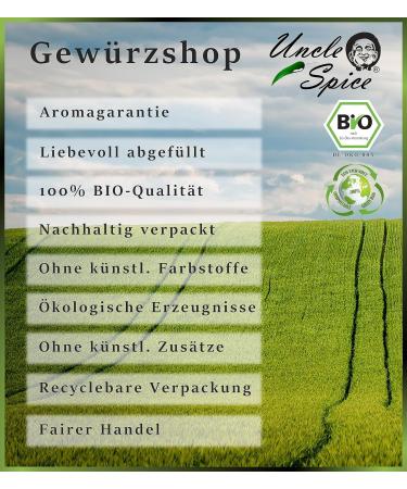 Uncle Spice Bio Fermented Kampot Pfeffer - Organic 120g Premium Green Pepper Berries from Cambodia | DE- KO-005 - Buy Online on GoSupps.com