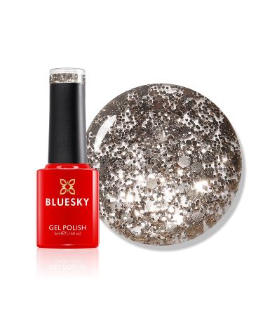 Bluesky Gel Nail Polish Gold Indulgence Mini S12N Gold Long Lasting Chip Resistant 5ml (Requires Drying Under UV LED Lamp)