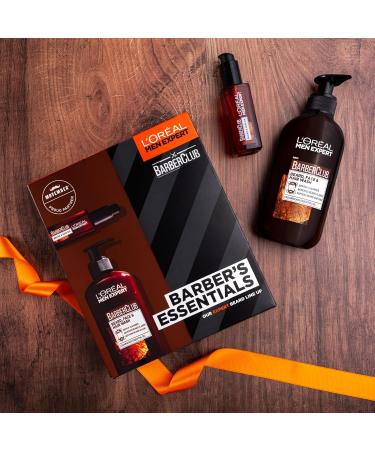 L'Oreal Men Expert - Barber's Essentials Grooming Duo Gift Set Beard Oil & Beard Wash Gift Set for Men - Buy Online on GoSupps.com
