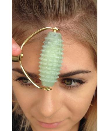 JADIENCE Jade Stone Massage Roller for Face & Body - Relaxation Anti-Aging Stress Relief Gifts - Buy Online on GoSupps.com