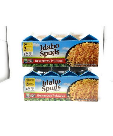 Idaho Spuds Real Potato, Gluten Free, Hashbrowns 4.2oz (8 Pack)