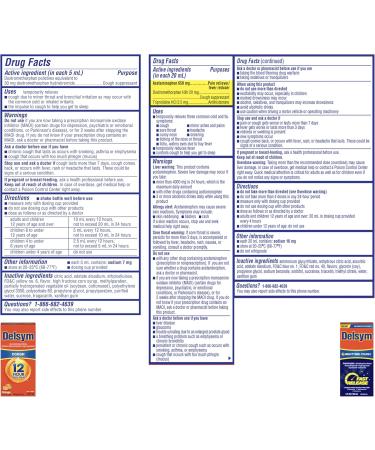 Delsym 12 Hour Cough 5 oz. and Nighttime Fast Release 6oz - Combo Pack - Buy Online on GoSupps.com