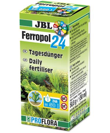 JBL Ferropol 24 20181 daily plant fertilizer for freshwater aquariums 50 ml 50 ml (1 pack) daily fertilizer