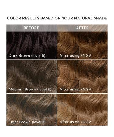 Madison Reed Radiant Hair Color Kit - Shades of Black - Lucca Light Brown 7NGV - Buy Online on GoSupps.com