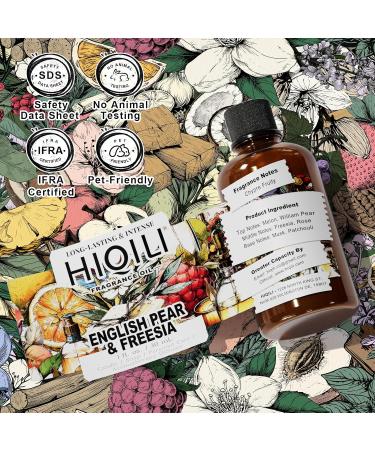 HIQILI English Pear & Freesia Fragrance Oil for Perfume Inspired by J-Malone Candle & Soap Making Sweet Scents for Essential Oil Diffuser Home Spray - 1 Fl Oz Chypre-English Pear & Freesia 1 Fl Oz (Pack of 1) - Buy Online on GoSupps.com