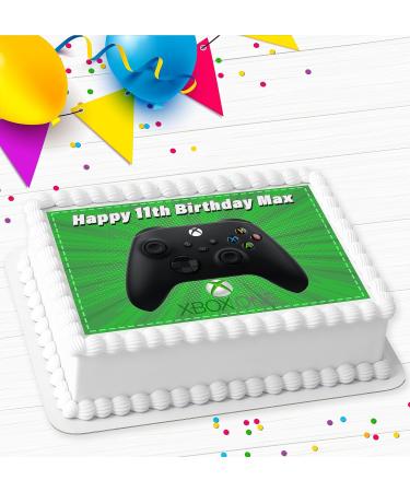 GAMES CONSOLE GAMING PERSONALISED ICING EDIBLE COSTCO CAKE TOPPER R1-S08 - Buy Online on GoSupps.com