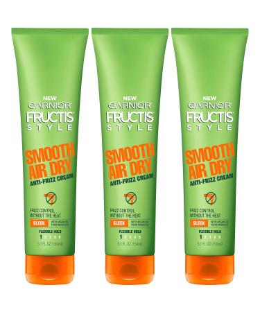 Garnier Hair Care Fructis Style Smooth Air Dry Anti-Frizz Cream, 5.1 Fl Oz (Pack of 3) - Buy Online on GoSupps.com