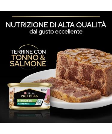 teknotrust Sterilised Neutered Cat Canned Salmon 85 gr X 12 Pieces - Buy Online on GoSupps.com