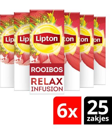 Lipton - Feel Good Selection Rooibos - 6x 25 Tea bags - Buy Online on GoSupps.com