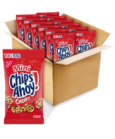 Mini Chips Ahoy! Chewy Chocolate Chip Cookies, Gears 5 Edition, Free In-Game Content, 12 Big Bags (3 Oz.)