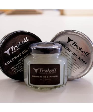 Trekell Coconut Oil Paint Brush Cleaner - 4 oz | Watercolor & Acrylic Artist Brush Soap - Buy Online on GoSupps.com
