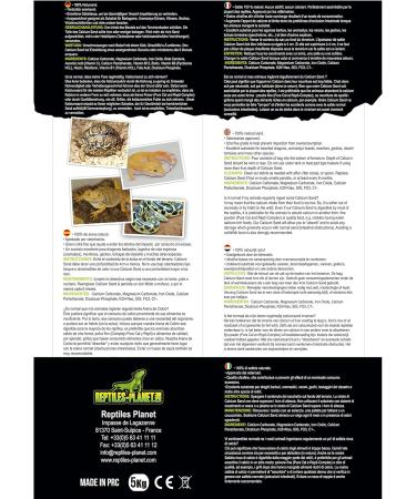Reptiles Planet 5kg Cat Litter Sand - Natural Calcium Terrarium Sand for Reptiles - Buy Online on GoSupps.com