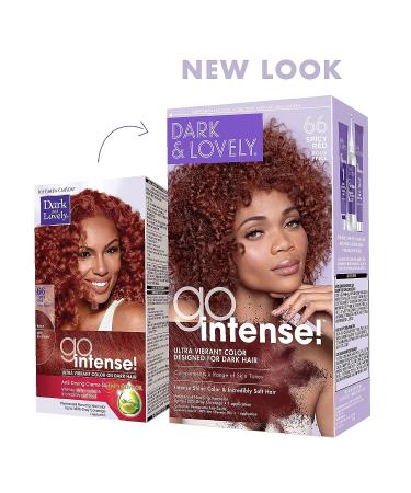 Dark and Lovely Ultra Vibrant Spicy Red Hair Color - Intense Hair Dye with Olive Oil - Buy Online on GoSupps.com