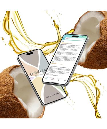  tradicity ORGANIC FARM Repairing Coconut Oil | Stimulates Hair Growth | Natural Beard Care | Heat Protectant | Moisturizing Serum | For Dry Damaged Hair 2500 ml - Buy Online on GoSupps.com