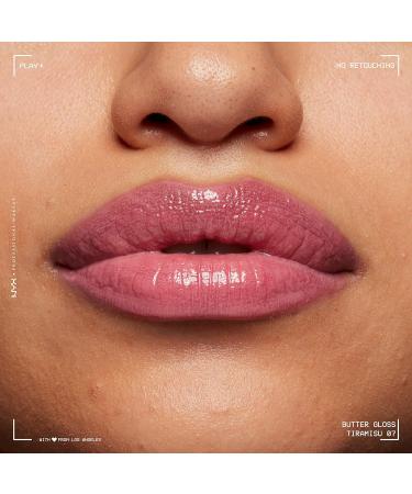 NYX Butter Gloss Tiramisu Lip Gloss | Non-Sticky, Brown Shade | 0.27 Fl Oz (Pack of 1) - Buy Online on GoSupps.com