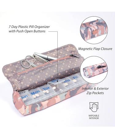 Lug Choo Choo Pill Organizer - Heather Grey | Stylish & Functional Travel Accessory for Easy Medication Management - Buy Online on GoSupps.com