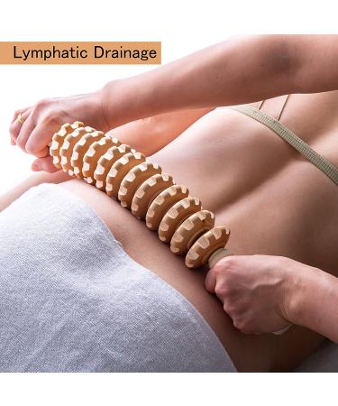 Hovom Wood Therapy Roller - Colombian Maderoterapia Anti-Cellulite Tool - Buy Online on GoSupps.com