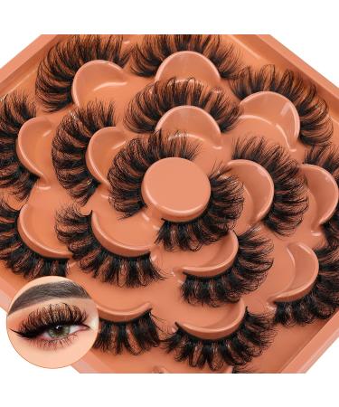 20mm Fluffy C Curl Faux Mink False Eyelashes - Dramatic Extensions Look | Eefofnn - Buy Online on GoSupps.com