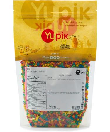 Yupik Mini Pebble Gums 1 kg 6 Count Gluten-Free Multicolored Rectangular Gum Pieces Fruity Flavor Candy Machine Refills Fun & Nostalgic Ideal for Gifting Halloween & Holidays 6 kg - Buy Online on GoSupps.com