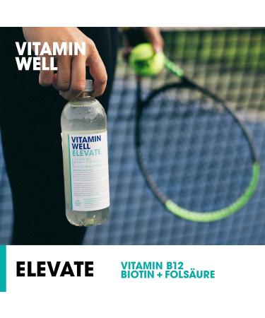 Vitamin Well Vitamin Water - Low-Calorie Functional Drink with B12 Biotin & Folic Acid - 12 x 500ml - Shop Internationally - Buy Online on GoSupps.com