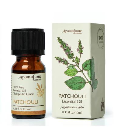 AROMAFUME Patchouli Essential Oil - 100% Natural Therapeutic Grade Essential Oils - Pure Harmonising Aromatherapy Oil for Home Diffusers - Gifts for Her - 10ml