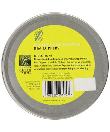 Buy Pepper Creek Farms Rim Dipper Lemon Drop 4.5 Oz Premium Flavor for Cocktails & Snacks | International Shipping Available - Buy Online on GoSupps.com
