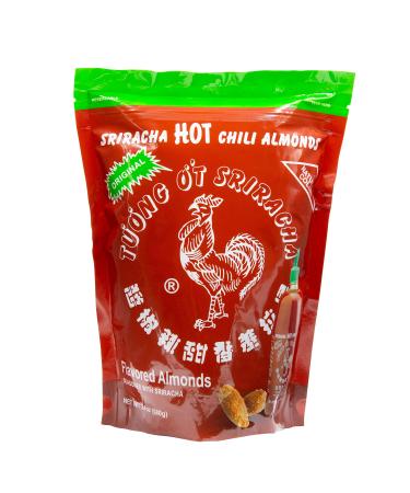 Original Huy Fong Sriracha Hot Chili Almonds, Healthy Snacks, 24oz, 1.5lb Resealable Bag 1.5 Pound (Pack of 1)