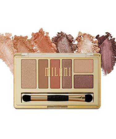 Milani Everyday Eyes Eyeshadow Palette - Earthy Elements (0.21 Ounce) 6 Cruelty-Free Matte or Metallic Eyeshadow Colors to Contour & Highlight - Buy Online on GoSupps.com