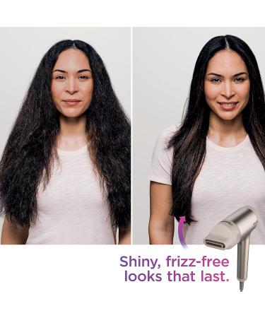 Shark HD102C Blow Dryer HyperAIR Fast-Drying with IQ 2-in-1 Concentrator Ionic No Heat Damage for All Hair Types Stone - Buy Online on GoSupps.com