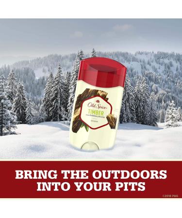 Old Spice Timber Deodorant for Men - Aluminum Free, Sandalwood Scent - 3 oz (Pack of 3) - Buy Online on GoSupps.com