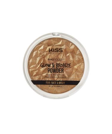 KISS Pro Touch Glow & Bronze Powder for Face & Body- KPBP02 (Powder-Deep)