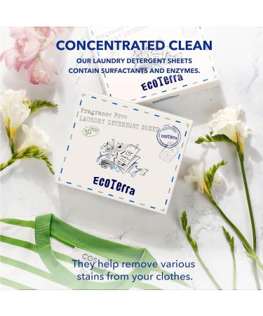 Eco Terra Laundry Detergent Sheets - 30 Plastic-Free Sheets Up to 60 Loads Travel-Friendly & Fresh Scent - Buy Online on GoSupps.com