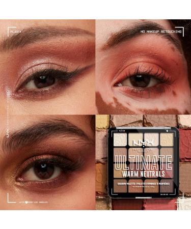 NYX PROFESSIONAL MAKEUP Ultimate Shadow Palette 16-shade Eyeshadow Palette Vegan Formula - Warm Neutrals NEW & IMPROVED Warm Neutrals - Buy Online on GoSupps.com