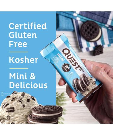 Quest Birthday Cake Frosted Cookies Twin Pack 16 Cookies and Quest Mini Cookies & Cream Protein Bars 14 Count - Buy Online on GoSupps.com