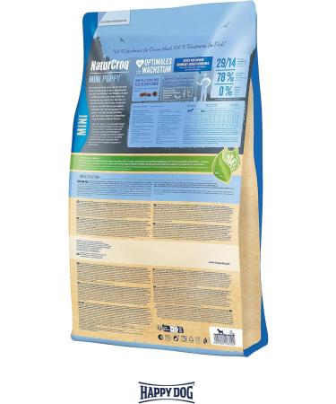 Happy Dog NaturCroq Mini Puppy Food 4kg - Premium Nutrition for Healthy Growth - Buy Online on GoSupps.com