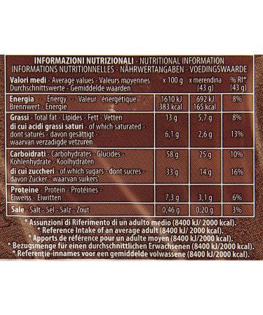 Motta Buond Cacao Candy product with cocoa cream 258 g (6 x 43 g) - Buy Online on GoSupps.com