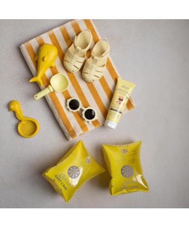 Elifexir Baby Care - Mineral Sunscreen for Children - UVA/UVB/IR-A SPF 50+ - 100% Mineral Filters - 99% Natural Ingredients - Water Resistant - Face and Body - 100 ml - Buy Online on GoSupps.com