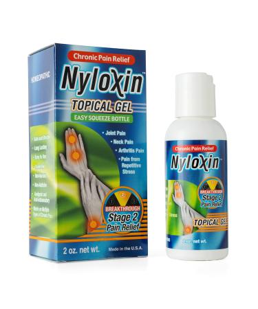 Nyloxin Easy Squeeze Bottle Arthritis Pain Relief Cream Back Pain Relief Neuropathy Pain Relief Nerve Pain Relief Knee Pain Relief Foot Pain Relief Muscle Pain Relief Joint Pain Relief (2 oz)