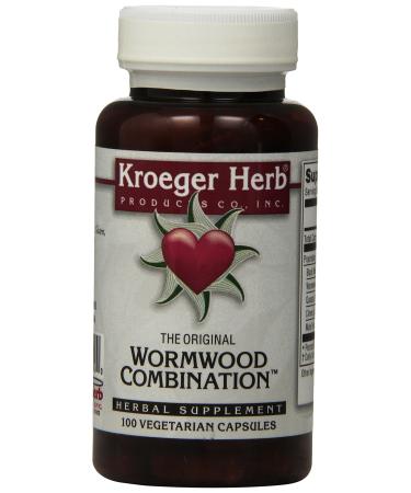 Kroeger Herb Co The Original Wormwood Combination 100 Vegetarian Capsules
