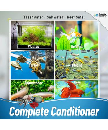 TankFirst Complete Aquarium Water Conditioner - Fish Water Conditioner  Instantly Removes Chlorine  Chloramines  Ammonia and Nitrites from Fish Tanks Regular 500 ml - Treats 1 000 Gallons - Buy Online on GoSupps.com