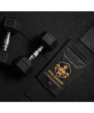 Iron Shroom Chocolate-Flavoured Functional Performance Fuel | Whey Creatine & Mushroom Superblend with Lion s Mane Reishi Chaga & Cordyceps | 10.5oz (300g) | 30 Servings - Buy Online on GoSupps.com