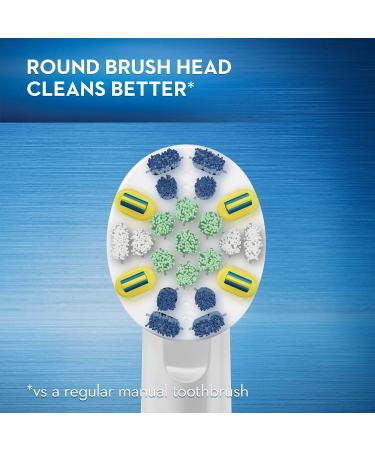 Oral-B Vitality Dual Clean Electric Toothbrush + 1 Replacement Head - White - Buy Online on GoSupps.com