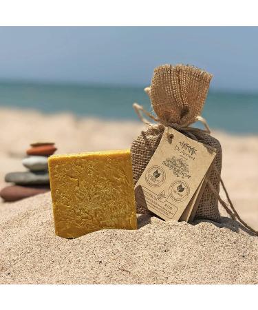 Organic Sulphur Soap Bar - Handmade Vegan Soap for Acne | Antibacterial & Chemical-Free - Buy Online on GoSupps.com