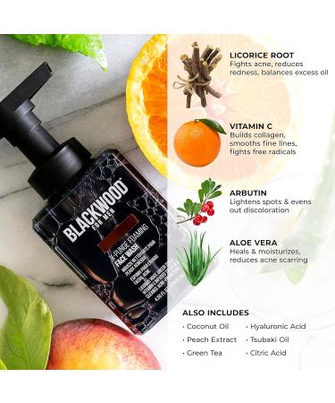 Blackwood For Men Pure Moisture Body Wash (17 oz) Active Man Daily Shampoo (17 oz) and X-Punge Foaming Face Wash (4.55 oz) Bundle for Men - Buy Online on GoSupps.com